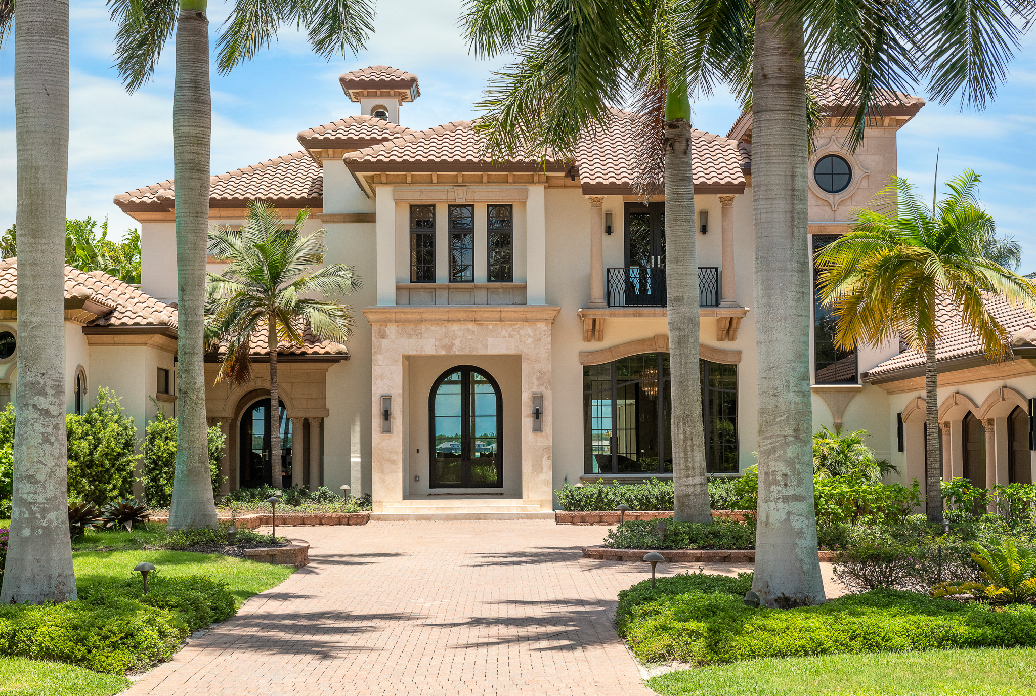 Mediterranean-style luxury custom home in Naples, Florida